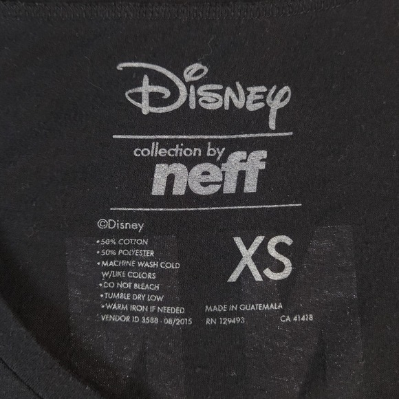 Einnim 28 Disney Collection By Neff Womens XS Black Minnie Mouse Graphic T Shirt - Picture 4 of 8